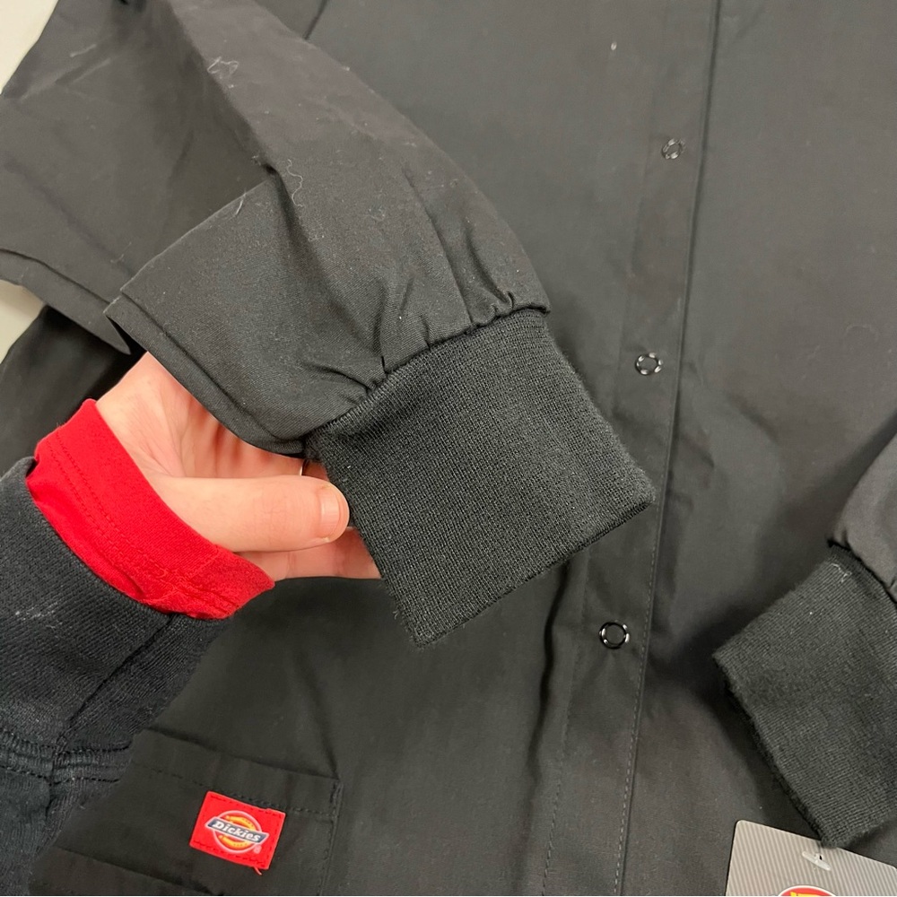 NWT Dickies Black Long Sleeve Work Jacket Size S - Picture 5 of 8